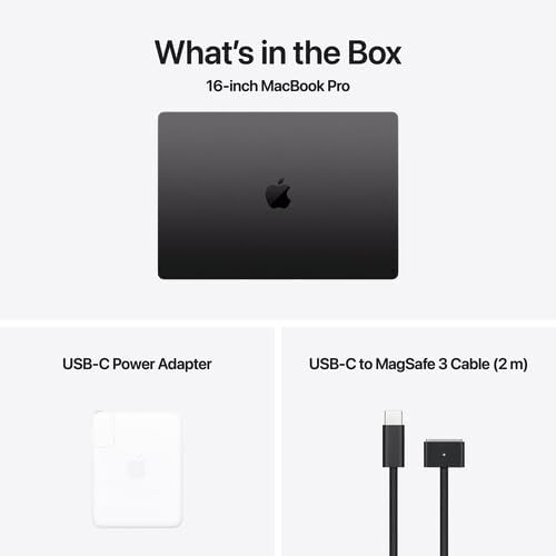 Apple 2024 MacBook Pro with Apple M4 Max Chip (16-inch, 48GB RAM, 1TB SSD Storage) (QWERTY English) Space Black(Refurbished)