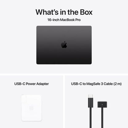 Apple 2024 MacBook Pro with Apple M4 Max Chip (16-inch, 48GB RAM, 1TB SSD Storage) (QWERTY English) Space Black（Refurbished）