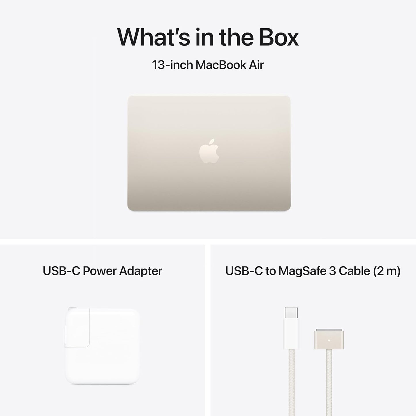 （Refurbished）Apple 2025 MacBook Air with Apple M4 Chip, 13-inch, 16GB RAM, 256GB SSD Storage, Starlight (Renewed)